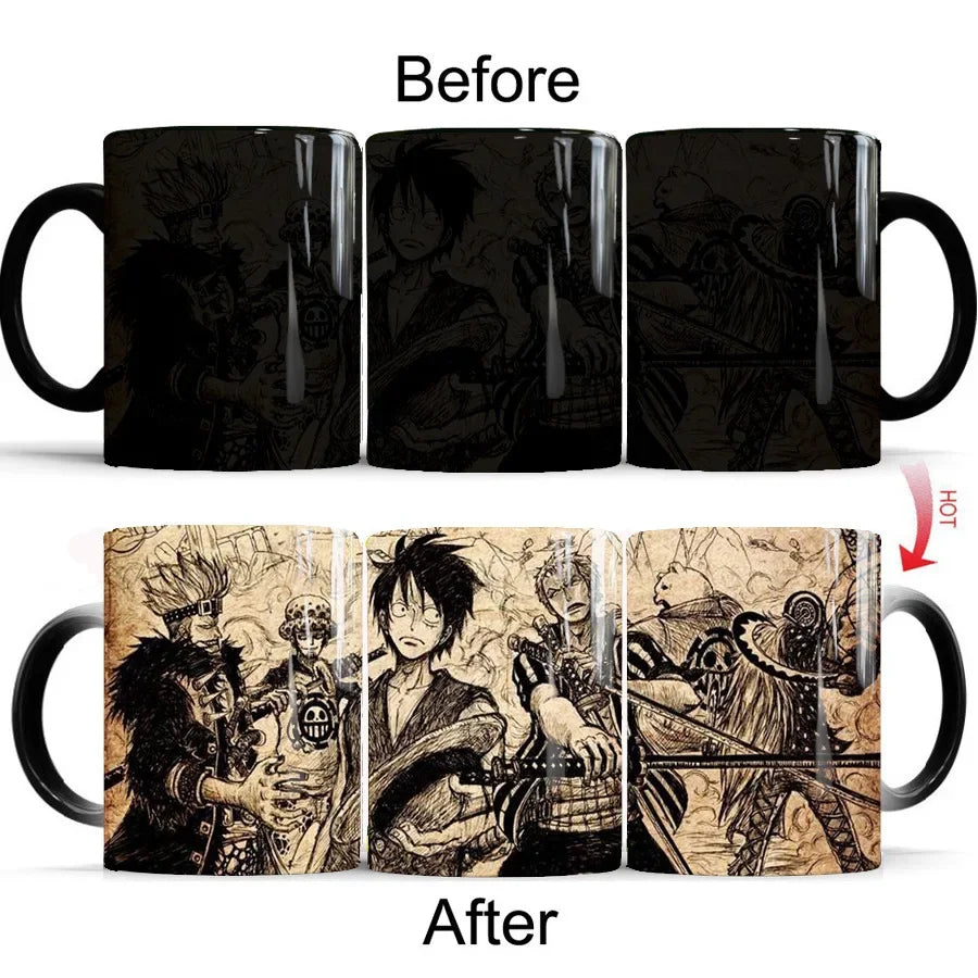 One Piece Luffy Color-Changing Mug