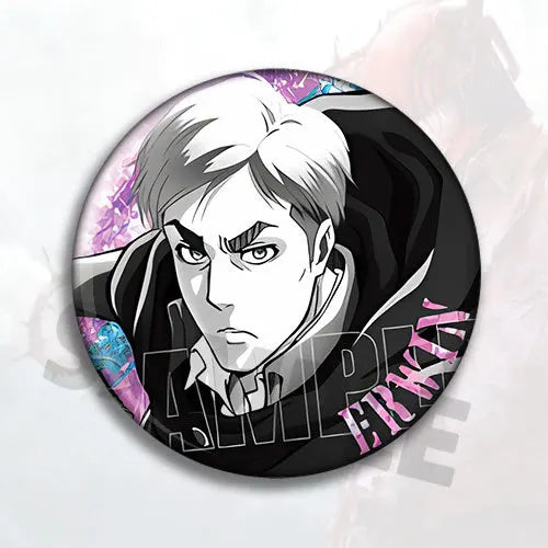Attack on Titan Anime Badge Pin Set Levi Ackerman Eren Yeager Mikasa Ackerman Hange Zoe Sasha Braus Jean Kirstein Metal Brooch