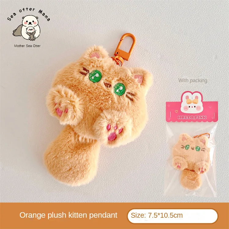 Anime Cat Plush Pendant
