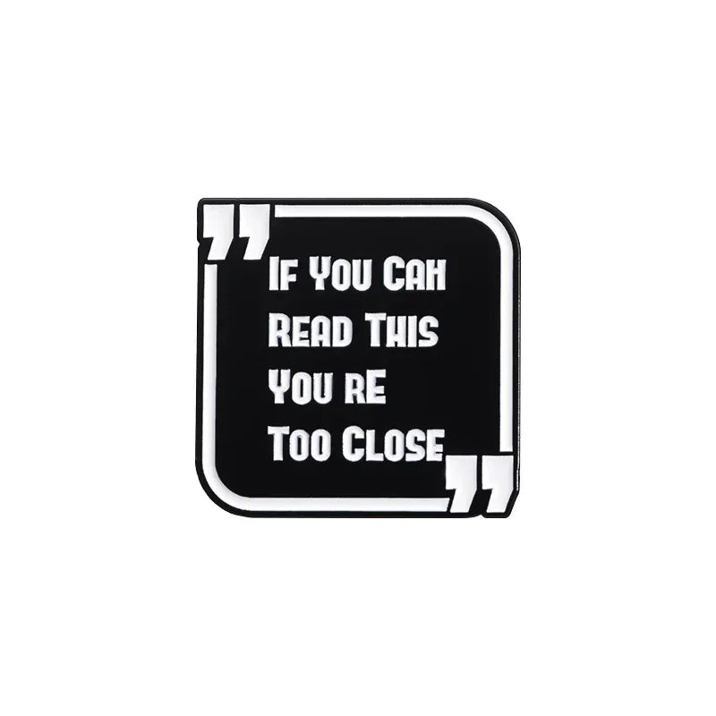 Funny Quotes Enamel Pin