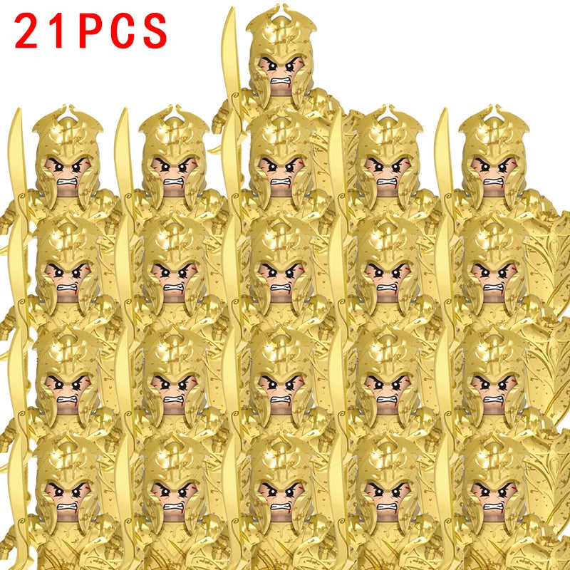 Lord Rings Elves Orcs Army Dwarf Rohan Mini Action Toy Figures Building Blocks Assembly Toys for Kids Birthday Gift