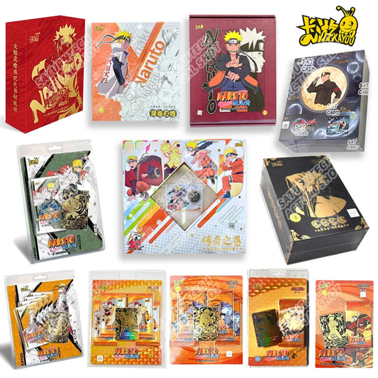 KAYOU Anime Original Naruto Card The Last Gift Box Heaven Earth Rare Sasuke Gaara SE BP SP Collection Cards Children Toy Gifts
