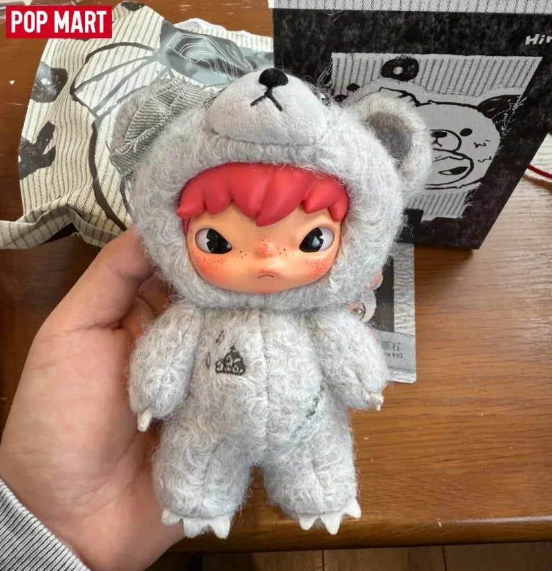 POP MART Genuine Hirono Road Journal Series Vinyl Face Blind Box Plush Doll Pendant Decoration Collection Christmas Gift Toys