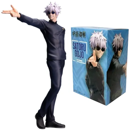 2 kinds 17cm Japanese Anime Jujutsu Kaisen Figure Gojo Satoru Action Figure PVC Model Toys Collectible Statue Standing Kids Gift