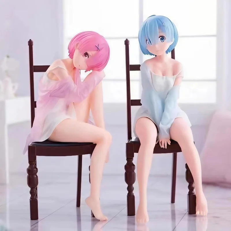 Re:Zero Rem Ram PVC Figure