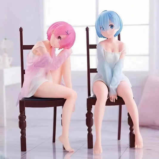 Re:Zero Rem Ram PVC Figure