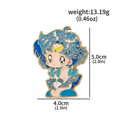 Sailor Moon Tsukino Usagi Enamel Keychain