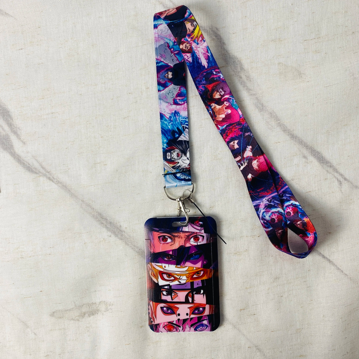 Anime Cartoon Credential Holder Lanyard