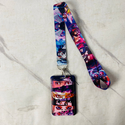 Anime Cartoon Credential Holder Lanyard