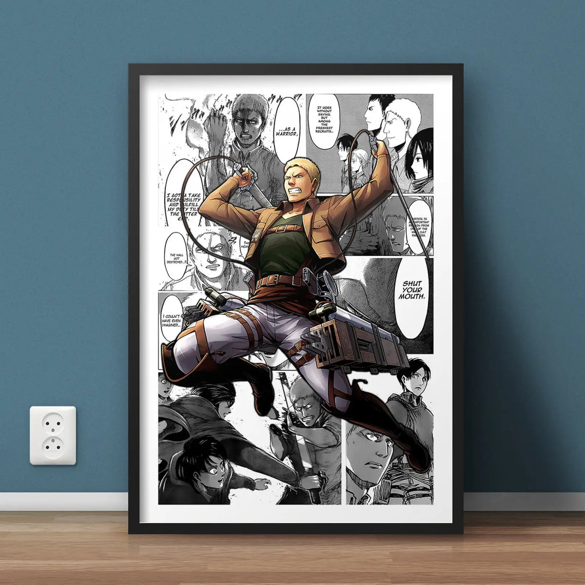 Japan Anime Attack on Titan Poster Cartoon Posters Canvas Painting Wall Art Home Decor Pictures For Living Room Decoration