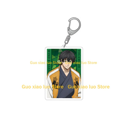 Wind Breaker character Hayato Suo Toma Hiragi Ren Kaji Jo Togame Haruka Sakura square Acrylic keychain Bag pendant Anime Toy