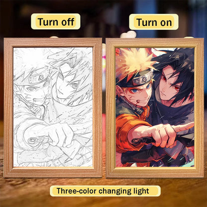 Naruto Sasuke LED Lamp