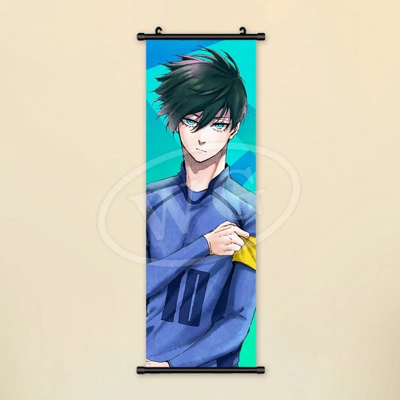 Blue Lock Reo Mikage Canvas Scroll