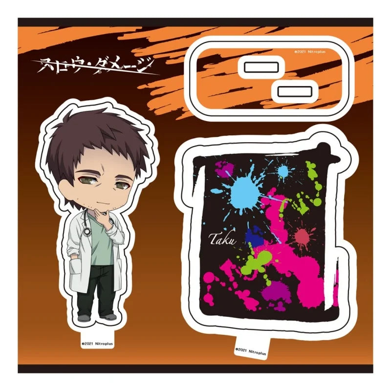 Bl Game Slow Damage Anime Towa Taku Rei Izumi Kei Madarame Ryo Fujieda Acrylic Figure Stand Plate Cosplay Prop Decor Keychain