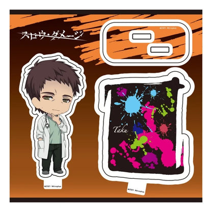 Bl Game Slow Damage Anime Towa Taku Rei Izumi Kei Madarame Ryo Fujieda Acrylic Figure Stand Plate Cosplay Prop Decor Keychain