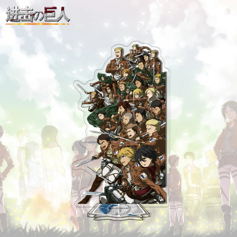 Attack on Titan Acrylic Stand 41-80 Anime Figure Custom Made One Piece Drop Shipping Wholesale Distributor Merchandise