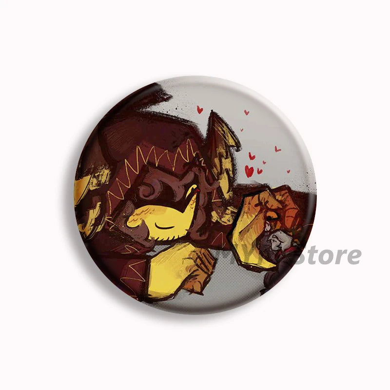 Forsaken Telamon Button Pin