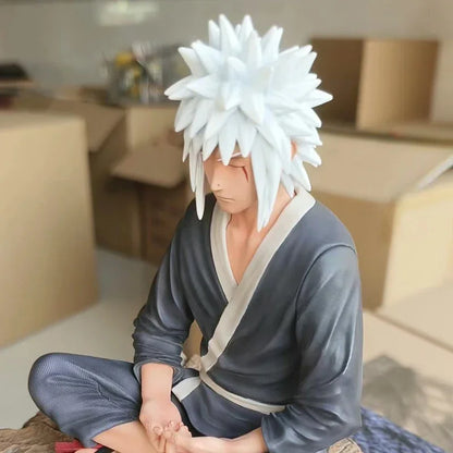 15cm Anime Jiraiya Shippuden Figurine Model GK Naruto Action Figure LF Jiraiya Figures Sitting Statue PVC Collectible Dolls Toys