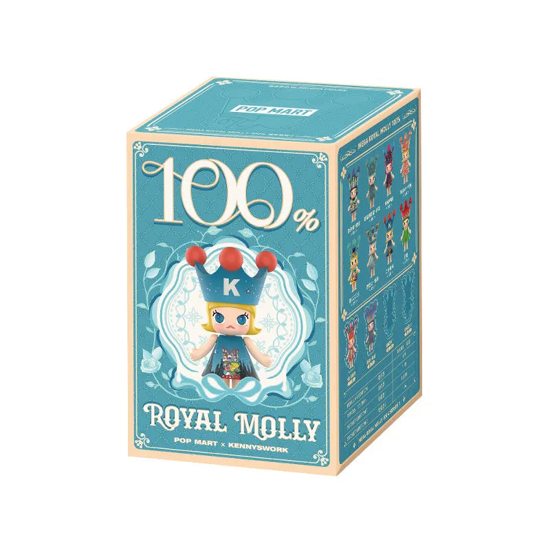 Genuine in Stock POPMART MEGA ROYAL MOLLY 100% Anniversary Series 1 Blind Box Ornament Gift
