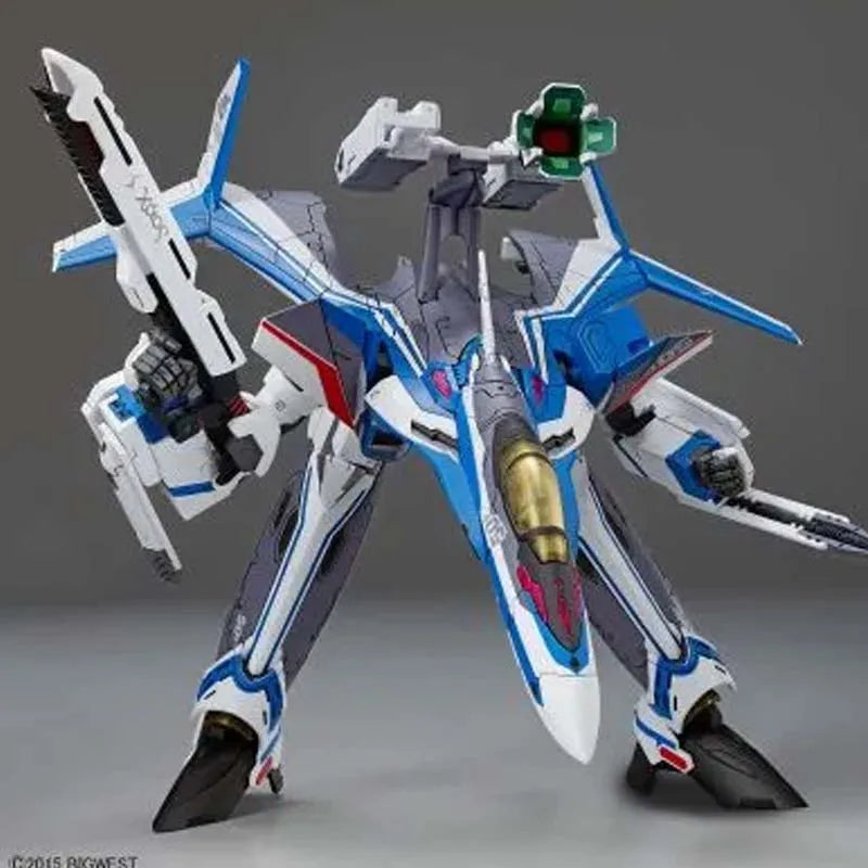 Bandai Original HG Macross Delta 1/100 Assembly Model VF-31J Siegfried Hayate Immelmann DX Set Anime Figure Christmas Gifts Toys