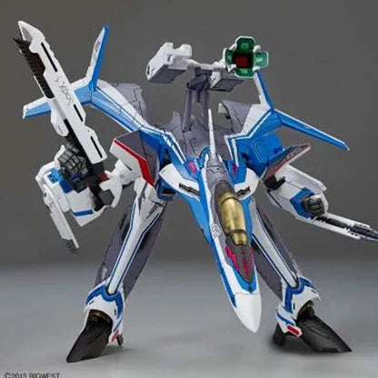 Bandai Original HG Macross Delta 1/100 Assembly Model VF-31J Siegfried Hayate Immelmann DX Set Anime Figure Christmas Gifts Toys