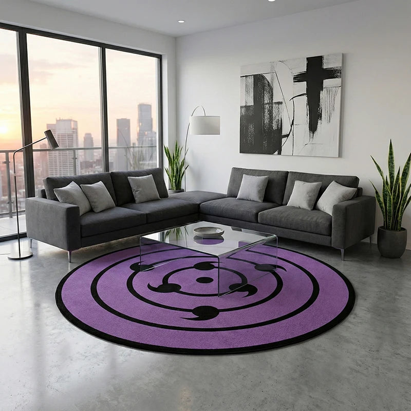 Naruto Rinnegan Area Rug