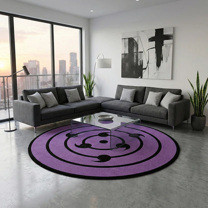 Naruto Rinnegan Area Rug