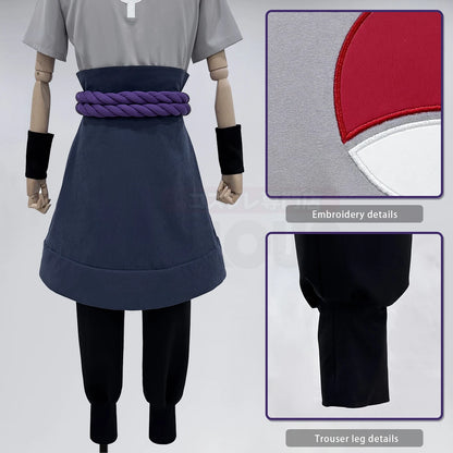 Naruto Uchiha Sasuke Cosplay Costume