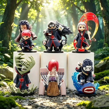 2026 new anime mini humanoid doll Naruto Xiao assembled blind box PVC character surprise mysterious box model ornaments toy gift
