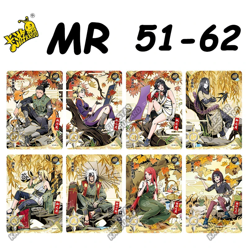 Naruto KAYOU Card Full Set Rare BP NR SE GP CP SP CR MR PR SV SLR OR AR NR UR ZR TR Cards Uzumaki Naruto Anime Collectible Card