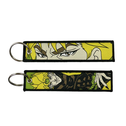 Anime Lock Embroidery Keychain