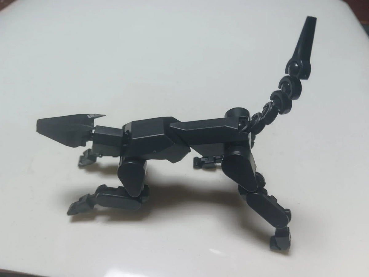3D Printed Multi-Jointed Movable Shapeshift Robot Action Figure with Full Articulation for Stop Motion Animation 5 Action Figure