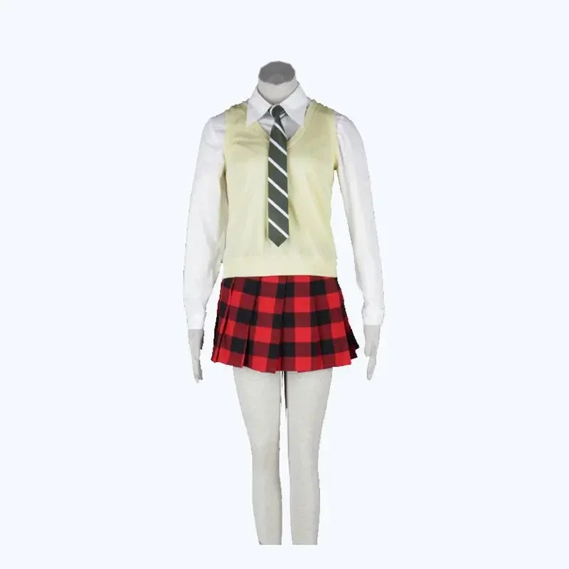 Anime Soul Eater Maka Albarn Cosplay Costume Women Girl Skirt Uniform