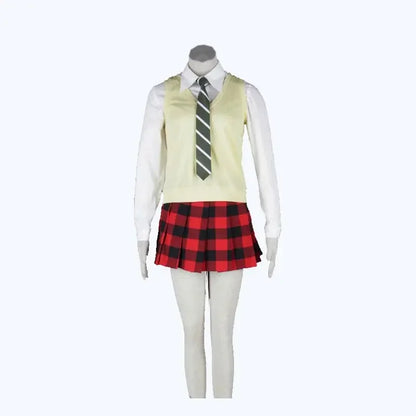 Anime Soul Eater Maka Albarn Cosplay Costume Women Girl Skirt Uniform