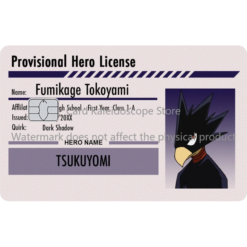 My Hero Academia Student ID Card Sticker