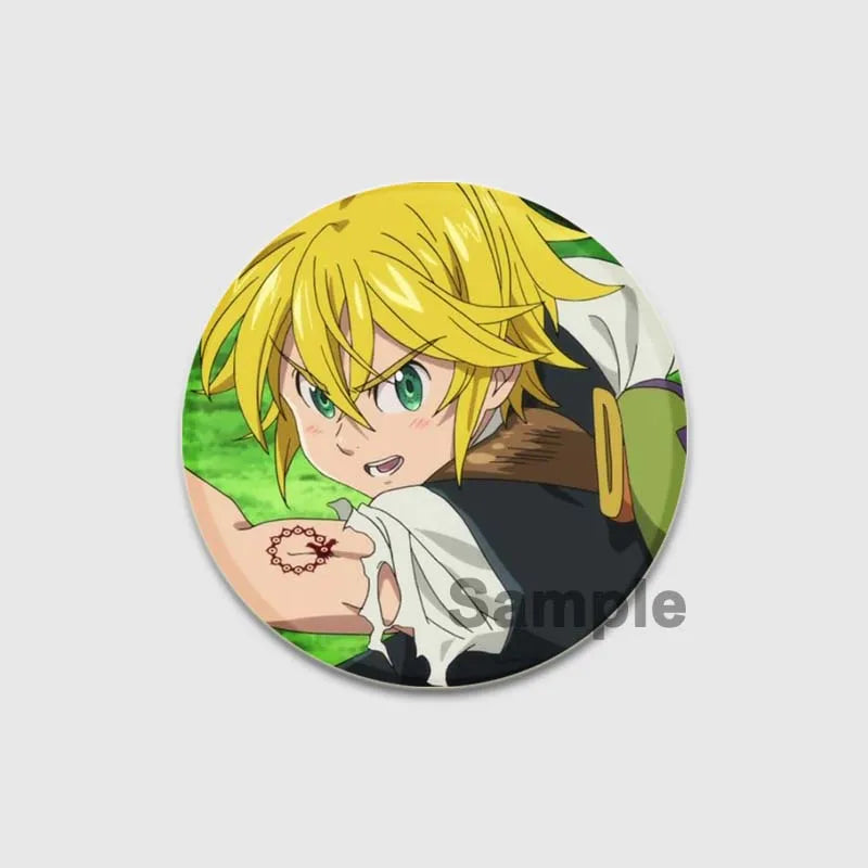 The Seven Deadly Sins Badge Brooch