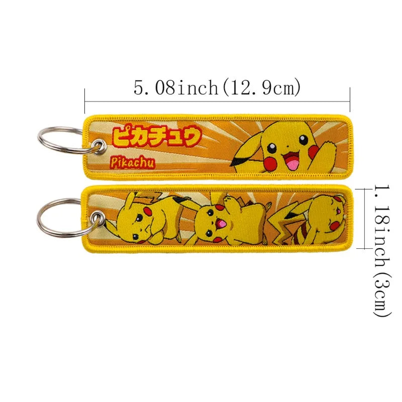 Pokemon Pokeball Embroidered Keychain