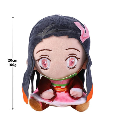 Demon Slayer Anime  Stuffed Toy Cute Dolsl Demon Slayer Manga Doll Kimetsu No Yaiba Tanjirou Nezuko Children's Gift Decor