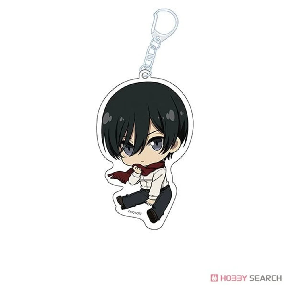 Anime Figure Attack on Titan Acrylic Keychain Model Cosplay Plate Holder Topper Birthday Fans Christmas Desk Decor Plate Gift