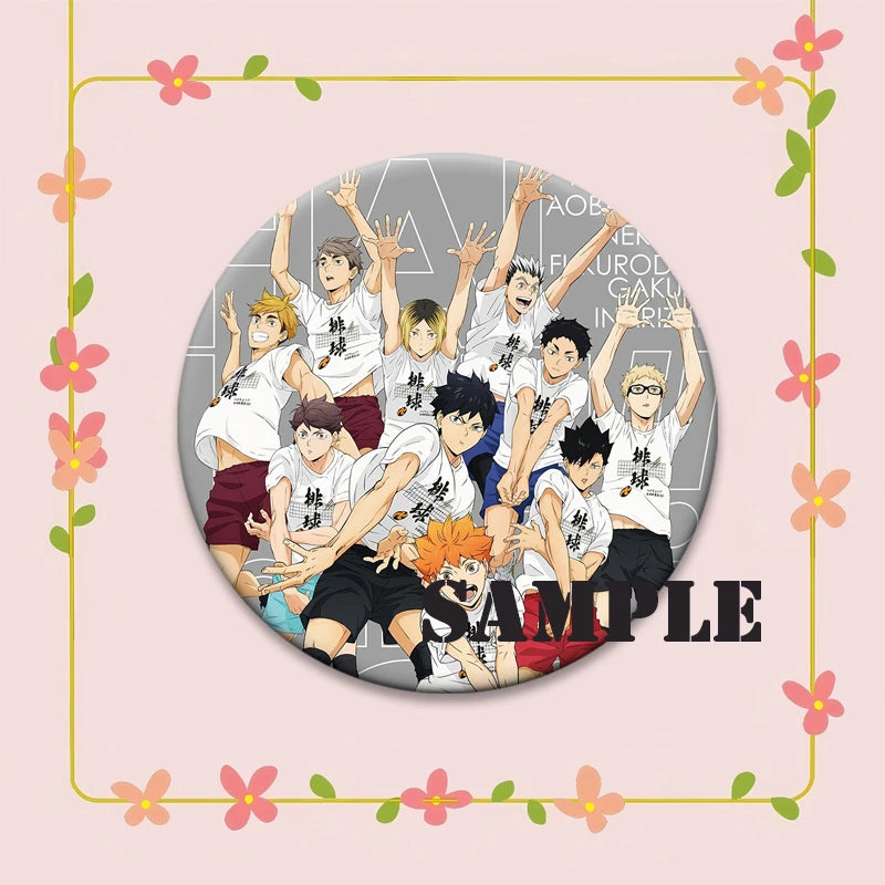 Haikyuu!! Anime Brooch Badge