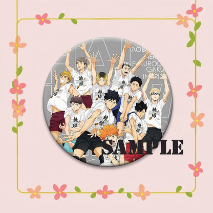 Haikyuu!! Anime Brooch Badge