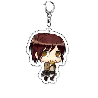 Attack On Titan Merchandise Keychain Eren Levi Hange Mikasa Armin Wings Of Freedom Fan Made Pendant Friends Girl Gift Choice