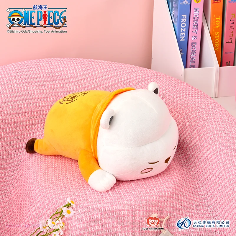 1pc Officially Licensed One Piece Lying‑Down Plush Dolls (Chopper / Bepo / Laboon) – Soft and Skin‑Friendly, an Essential Gift.