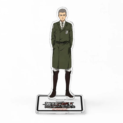 Attack On Titan Character Acrylic Stand Model Plate Anime Desktop Display Collectible Fan Gift Accessories Keychain Cartoon