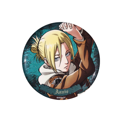 58mm Anime Attack on Titan Eren Jaeger Armin Arlert Erwin Smith Hange Zoe Cosplay COSTUME Badge Pin SPTE Tinplate Brooch﻿ Prop