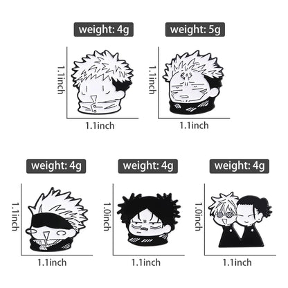 Anime Characters Enamel Pin