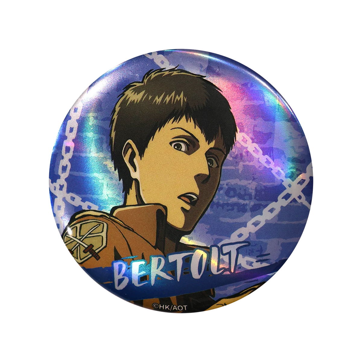 58mm Anime Attack on Titan Eren Jaeger Mikasa·Ackerman Sasha Braus Cosplay COSTUME Badge Pin SPTE Tinplate Brooch﻿ Prop Gilf