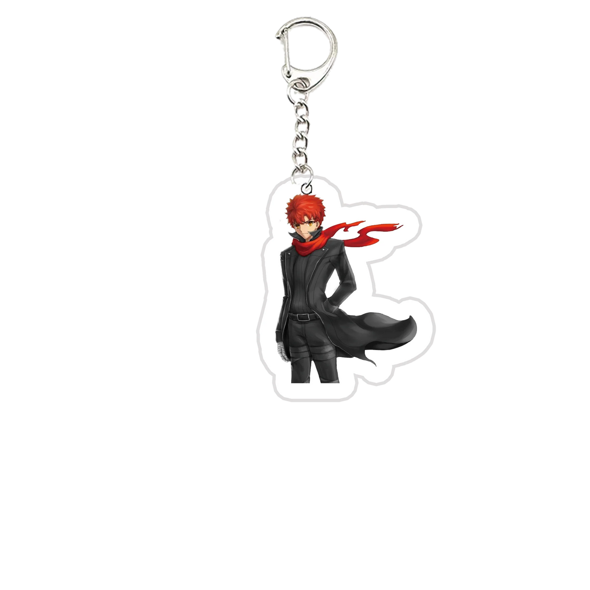 Acrylic Fate Stay Night Keyring Key Chains Cute Artoria Pendragon Saber KeyChain Pendant KeyRing for Accessories Bag Fans Gifts