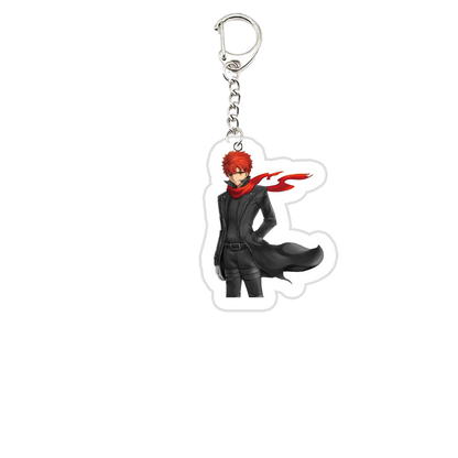 Acrylic Fate Stay Night Keyring Key Chains Cute Artoria Pendragon Saber KeyChain Pendant KeyRing for Accessories Bag Fans Gifts