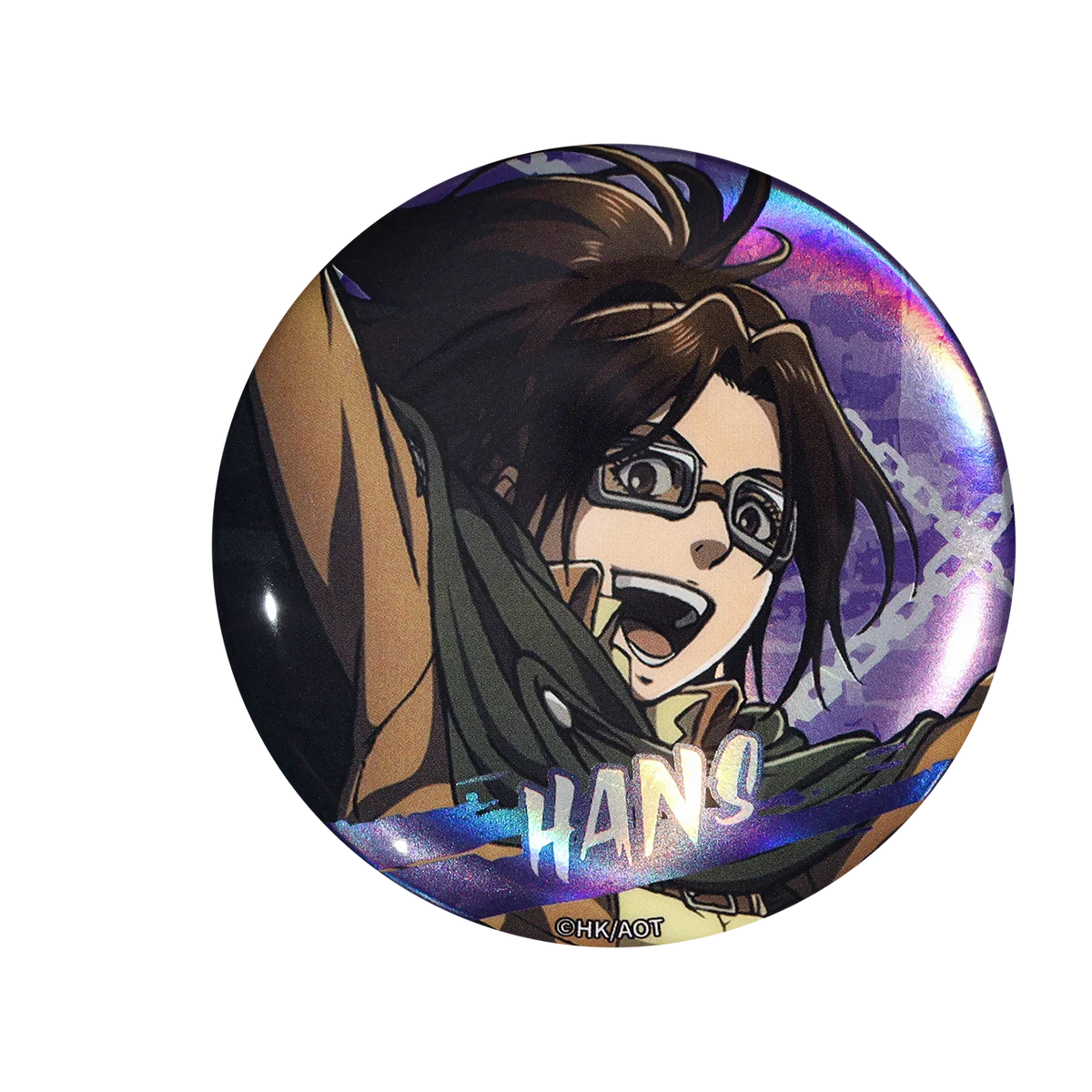 58mm Anime Attack on Titan Eren Jaeger Mikasa·Ackerman Sasha Braus Cosplay COSTUME Badge Pin SPTE Tinplate Brooch﻿ Prop Gilf